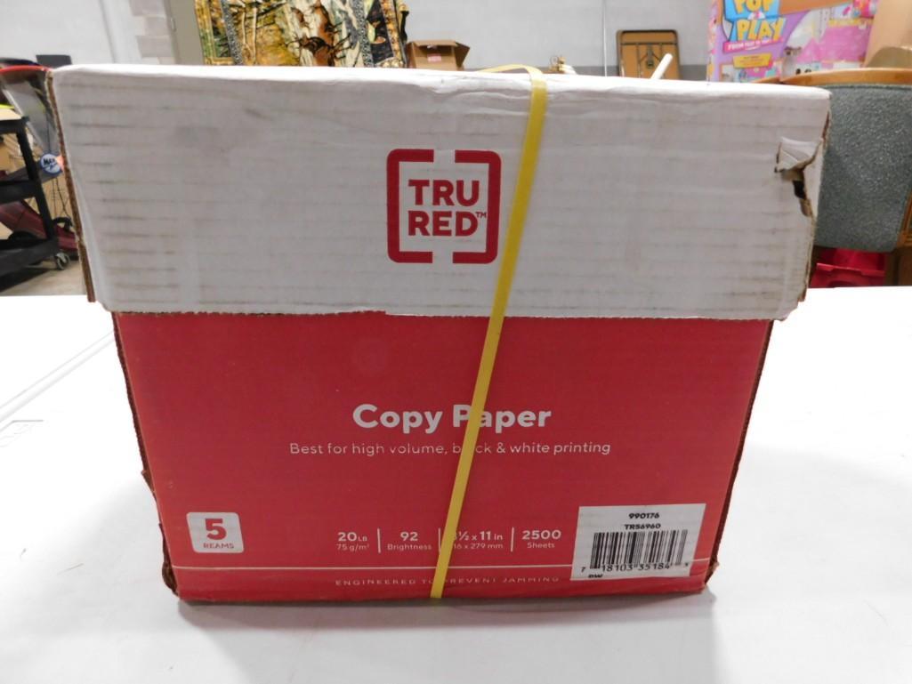 Case of Copy Paper 5 Reams Tru Red Brand (1 of 2)