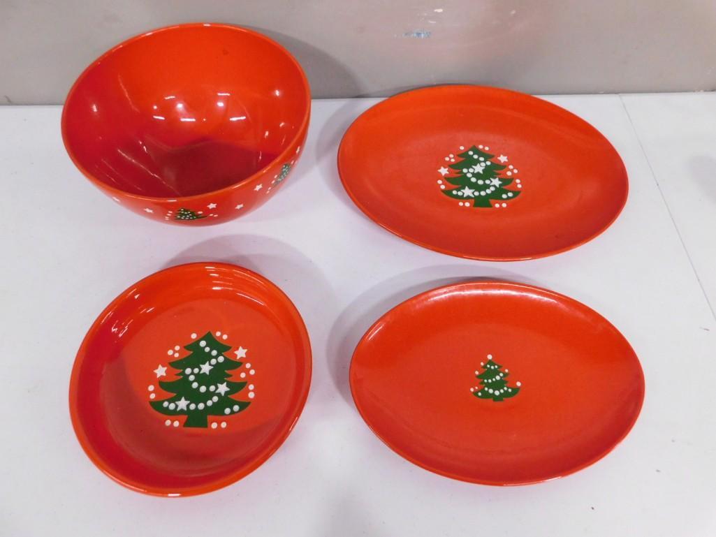 Waechtersbach Germany Christmas Tree Dishes (1 of 5)