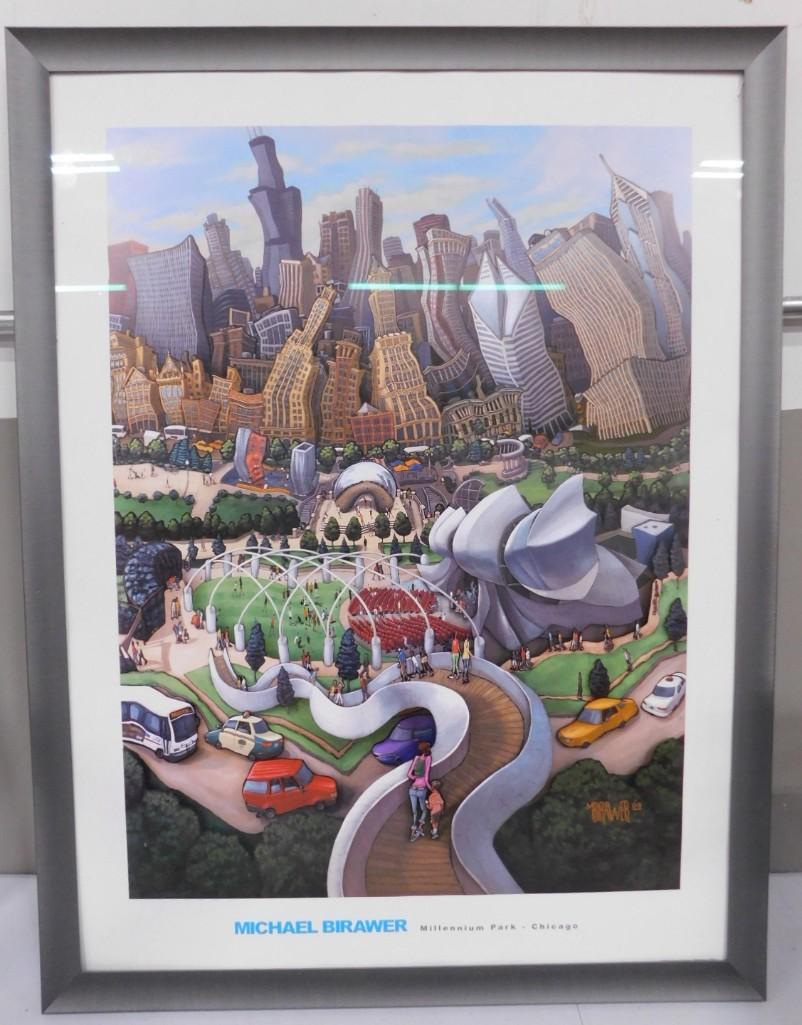 Michael Birawer Print Abstract Illustration of Chicago (1 of 4)