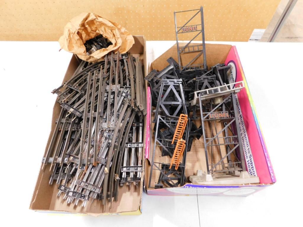 Lot of O Scale Model Train Accessories and Track incl Lionel, etc (1 of 3)