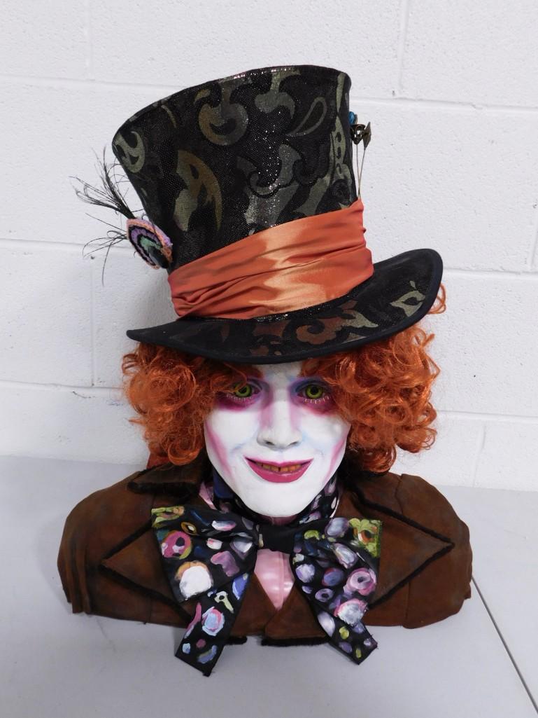 OOAK Johnny Depp from Alice in Wonderland Mad Hatter Bust (1 of 8)