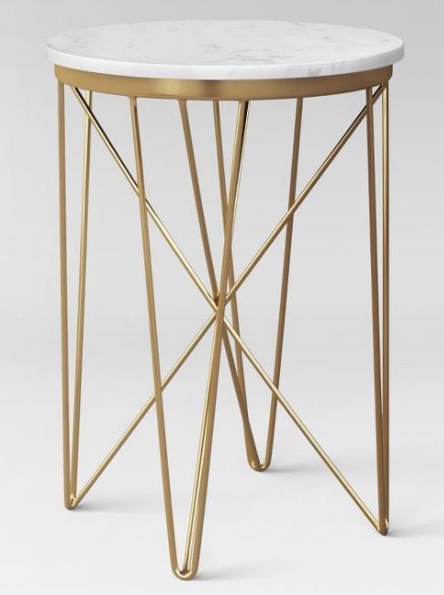 Marble Top Round Table - New in Box (1 of 2)