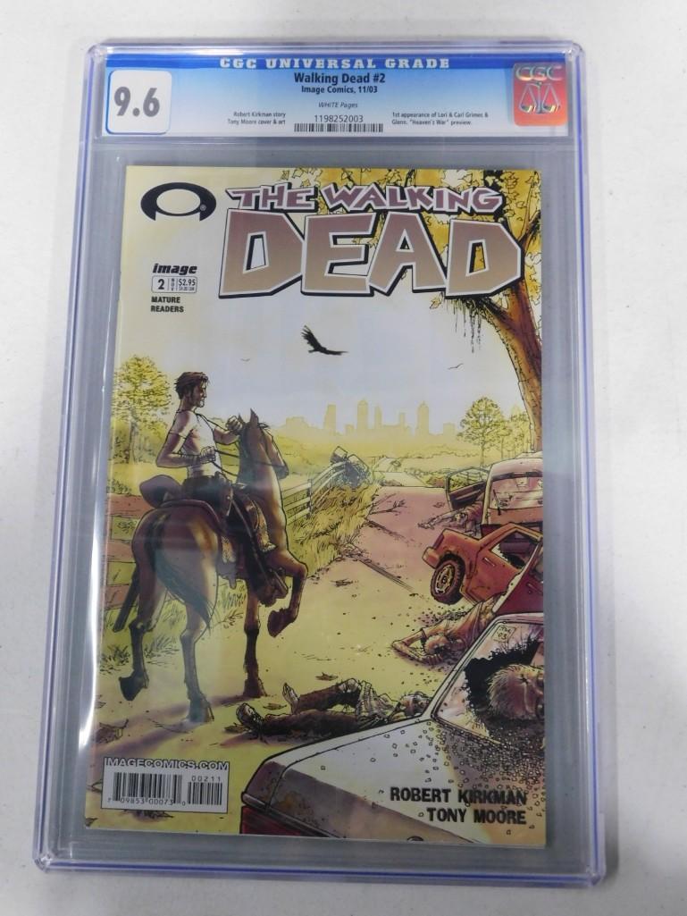 9.6 CGC Graded Walking Dead #2 Comic Book (1 of 6)