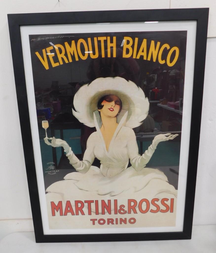 Vermouth Bianco Martini & Rossi Torino Framed Print