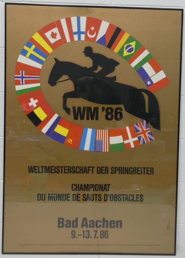 Conrad Homfeld WM '86 Weltmeister Schift Der Springreiter" Poster (1 of 6)