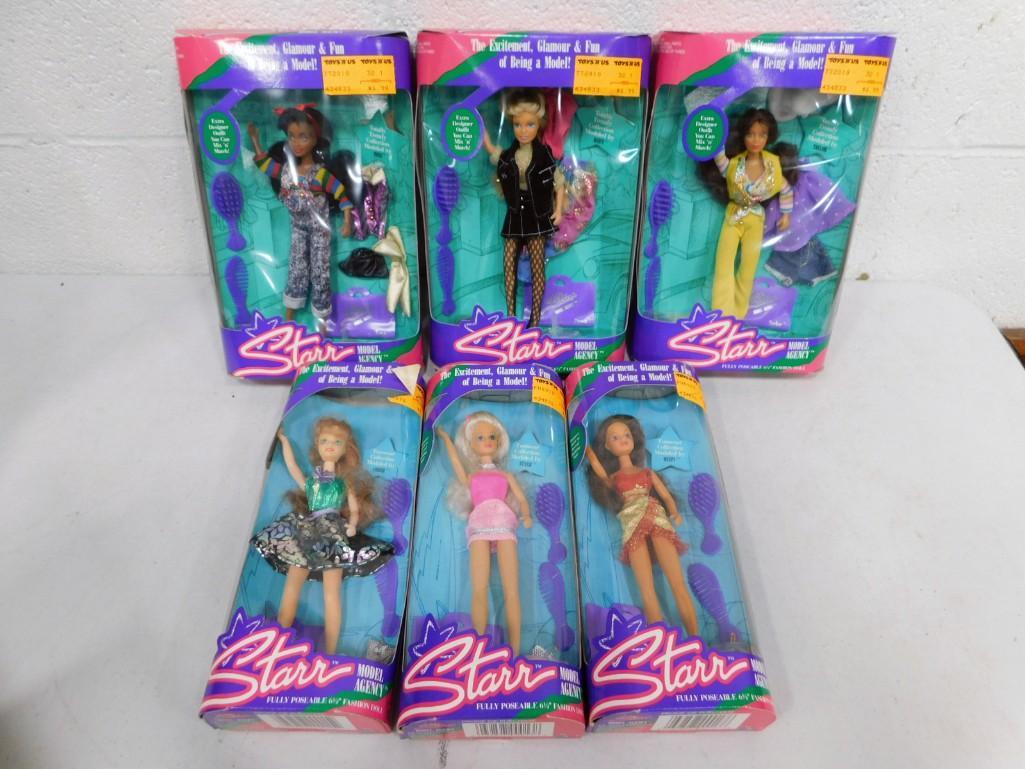 6 Vintage Starr Model Agency 6.5"  Dolls in Original Boxes (1 of 5)