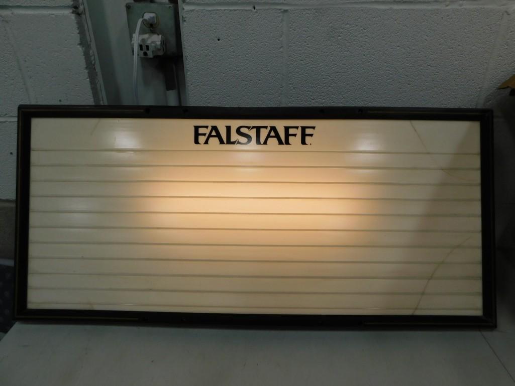 Vintage Light Up Falstaff Beer Sign Works (1 of 6)