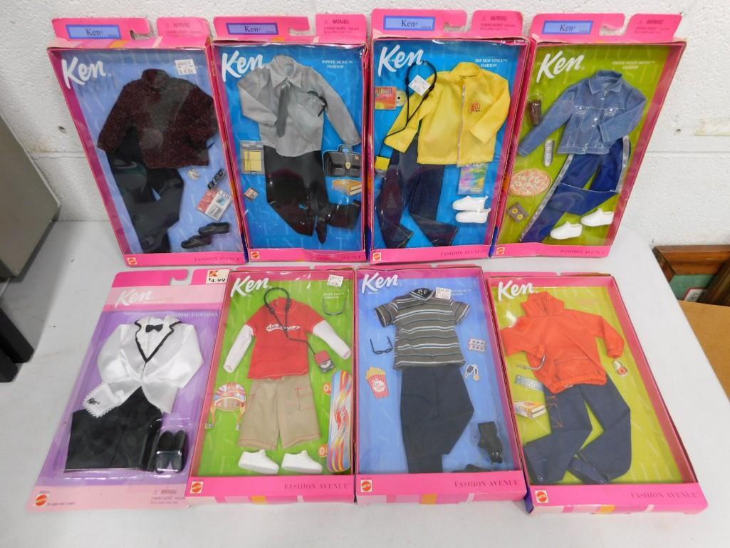 8 Ken Doll Outfits New in Box: 8 Ken Doll Outfits New in Box