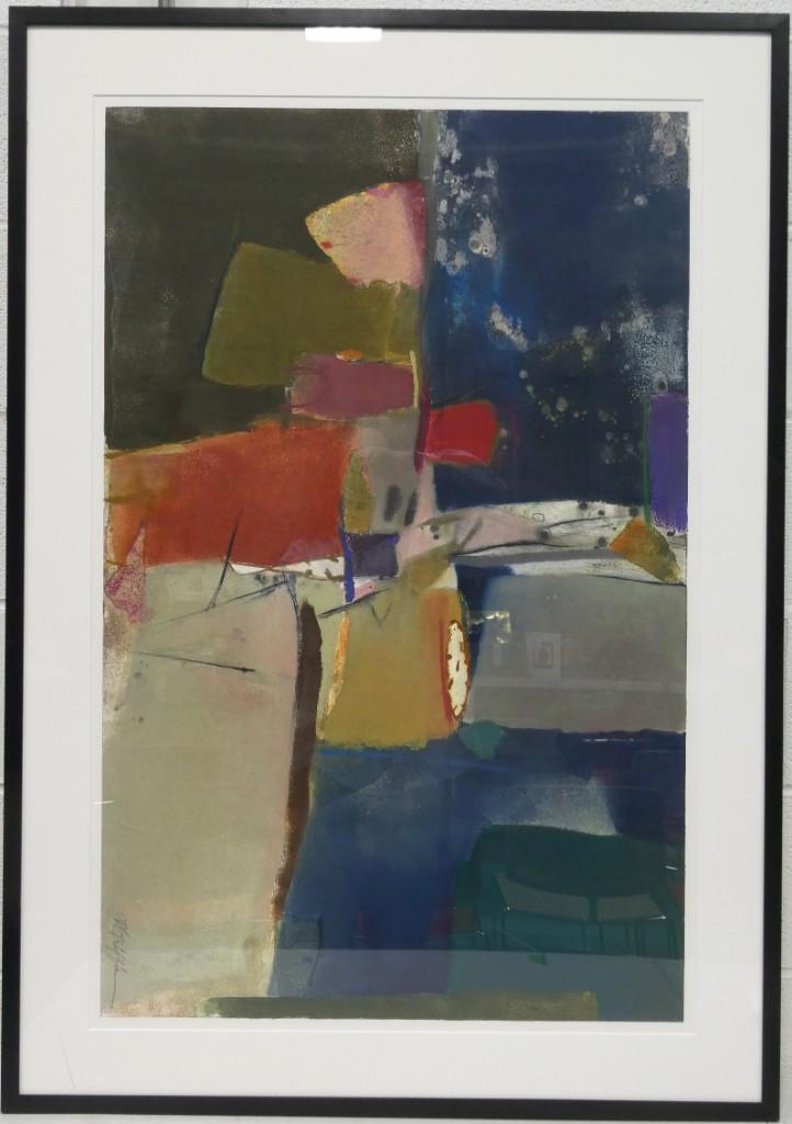 Griffin "Untitled" Framed Monoprint 32 3/4"x47 1/4" (1 of 4)