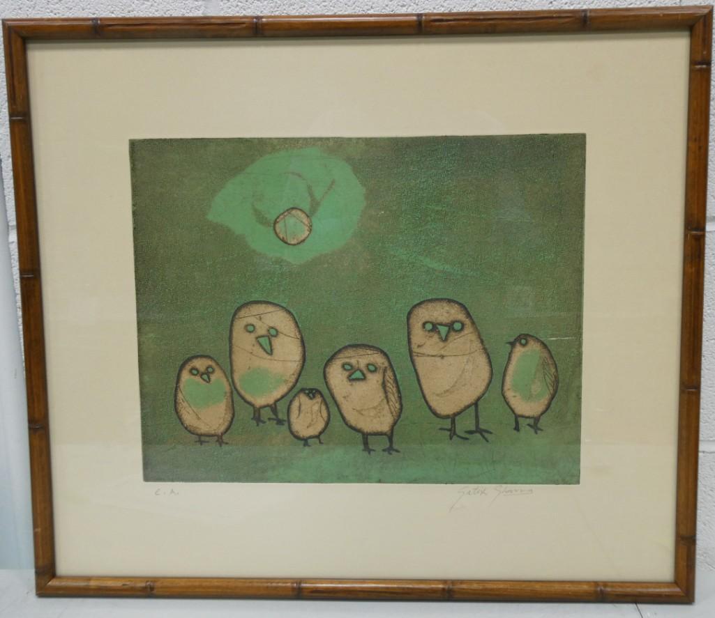 E.A. Satish Sharma "Untitled" 20"x24" (1 of 5)