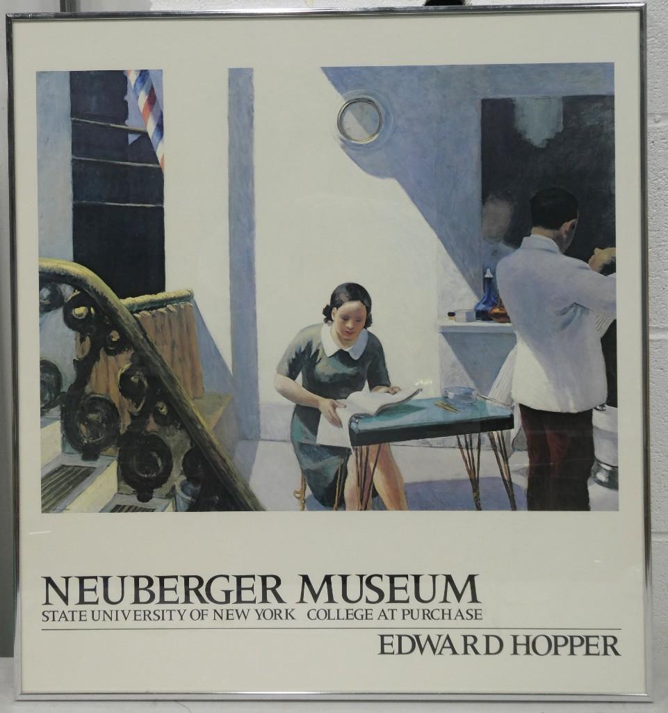 Edward Hopper Nueberger Museum Poster 24"x26 1/2": Edward Hopper Nueberger Museum Poster 24"x26 1/2"