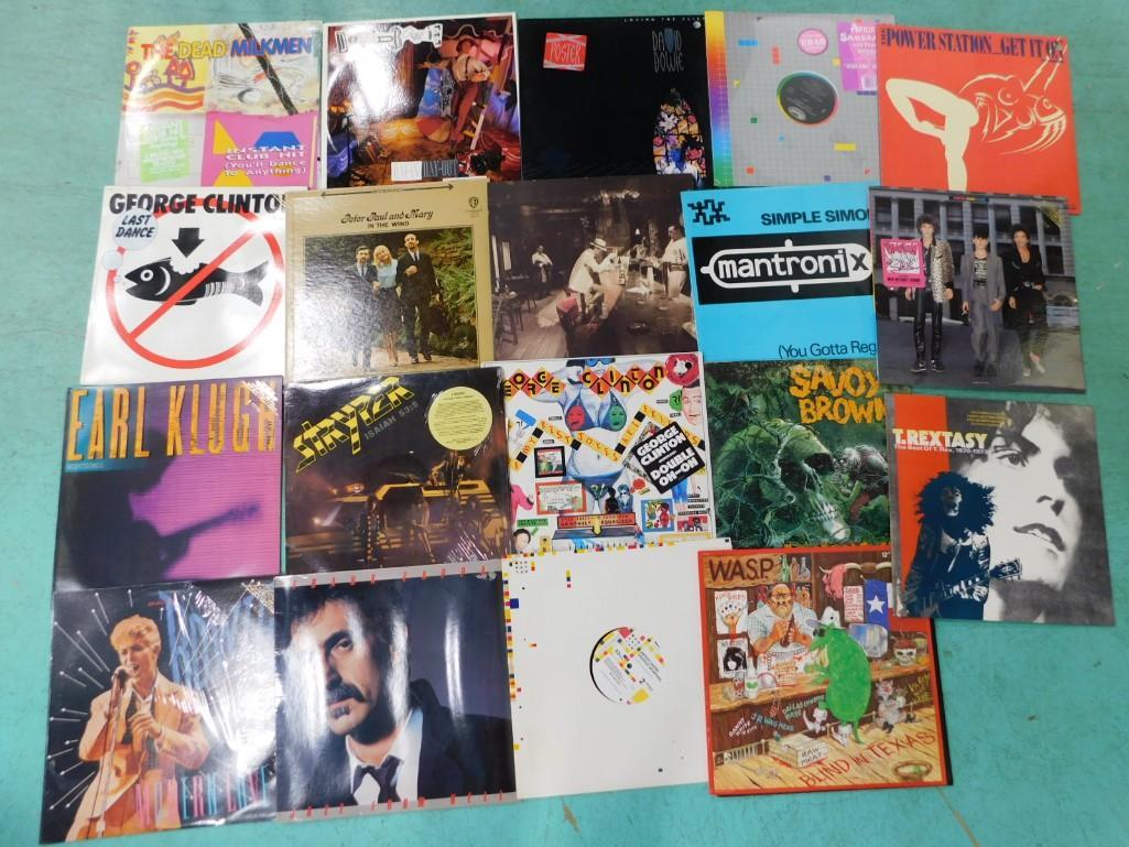 Vinyl LP Records incl The Dead Milkmen, George Clinton, UB40, 2 David Bowie, Led Zeppelin (1 of 4)