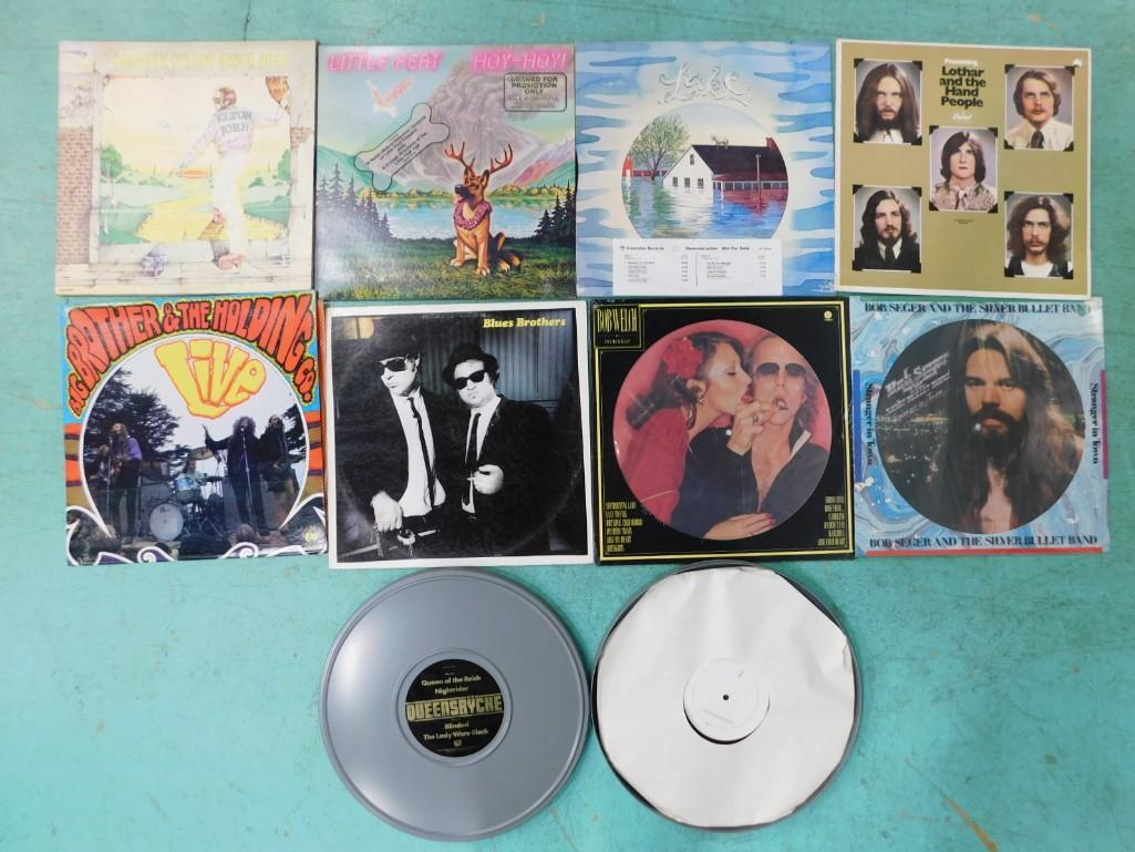 Records incl Photo Record of Bob Seger, Photo Record Bob Welch, Queensryche Box Set in a (1 of 5)