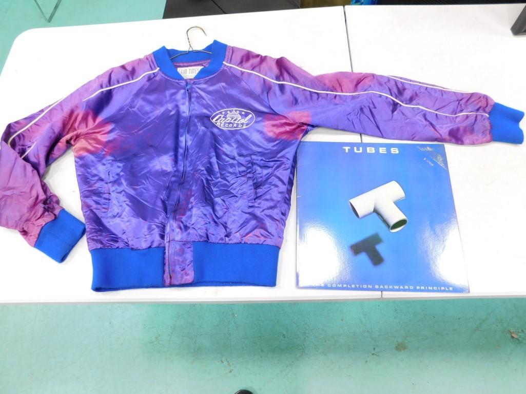 The Tubes Tour Jacket Sz S and Vinyl Record (1 of 5)
