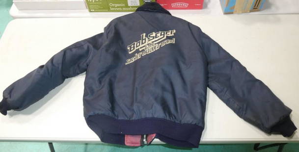 Bob Seger and the Silver Bullet Band Stranger in Town Tour Jacket: Bob Seger and the Silver Bullet Band Stranger in Town Tour Jacket Size M Condition: needs cleaning