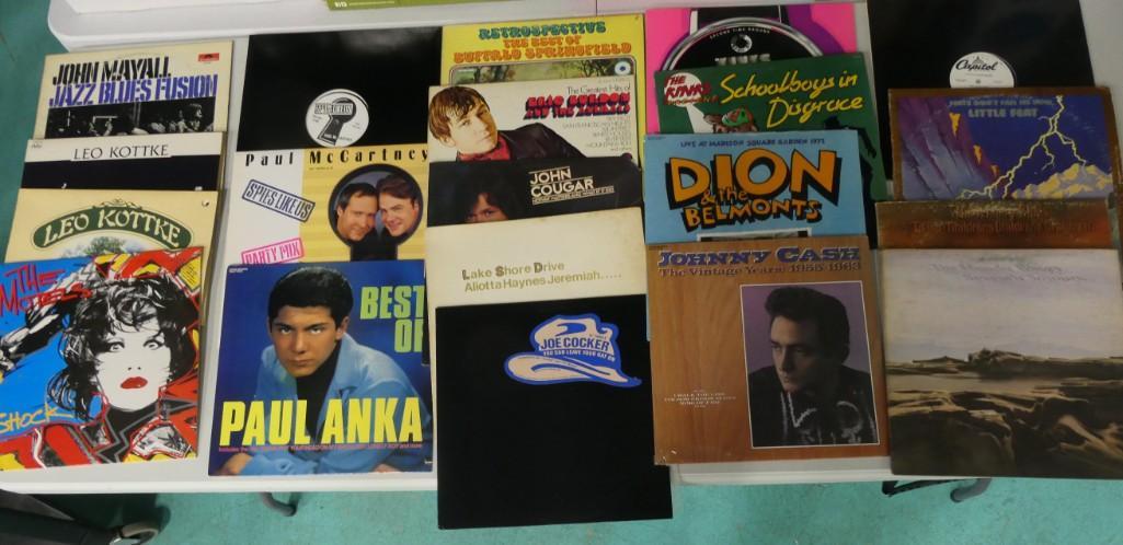 Large Lot of Vinyl Records incl Leo Kottke, The Motels, Paul McCartney, Paul Anka, Buffalo Springfie (1 of 6)