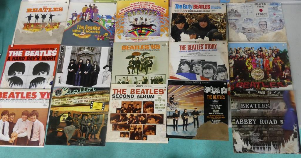 Large Lot of The Beatles Vinyl Records (1 of 7)