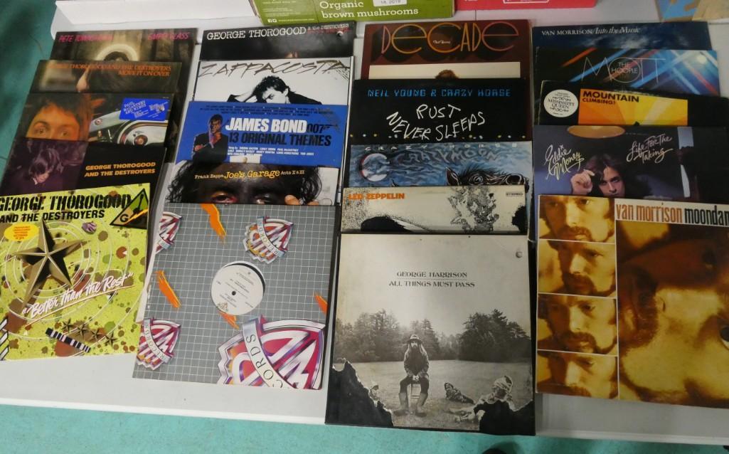 Lot of Vinyl Records incl Paul McCartney, George Thorogood, Pete Townshend, (1 of 3)