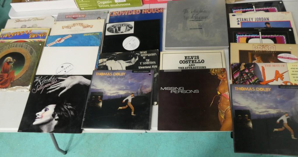 Vinyl Records incl The Grateful Dead, The Little River Band, Heart, The Kinks, Thomas Dolby, Duran (1 of 7)