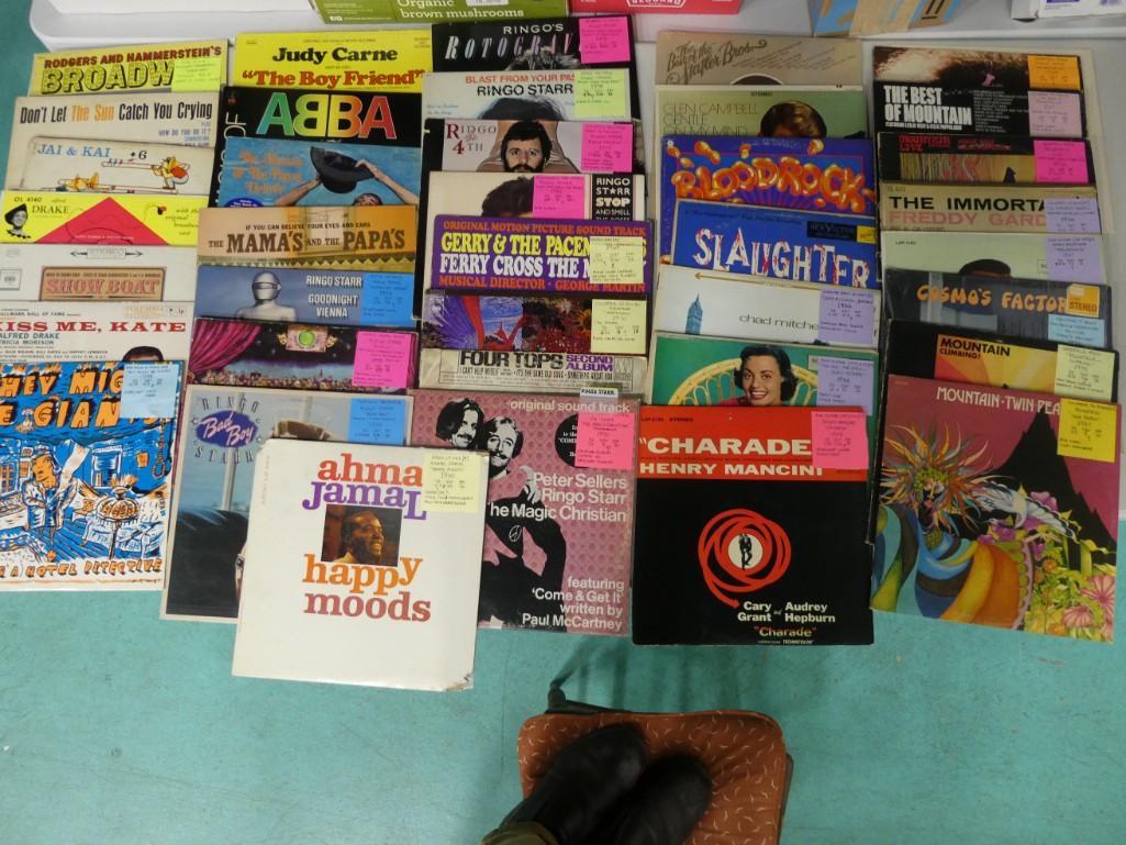 Vinyl Records incl Abba, the Mamas and the Papas, Ringo Starr, Santana, The Four Tops, (1 of 4)