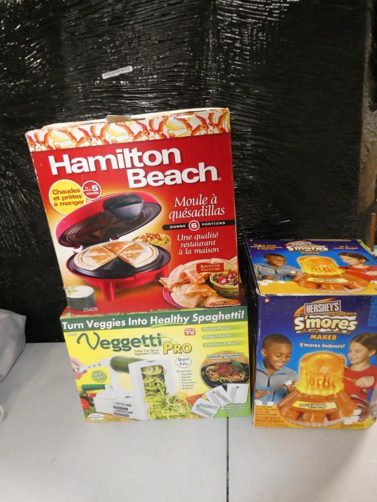Smores Kit, Hamilton Beach Quesadilla Maker, Veggetti Cutter (1 of 4)