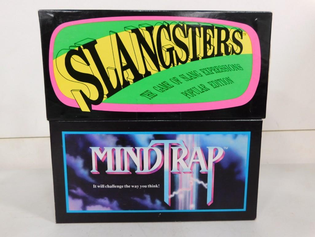 Sealed Games incl Mind Trap, Slangsters (1 of 3)