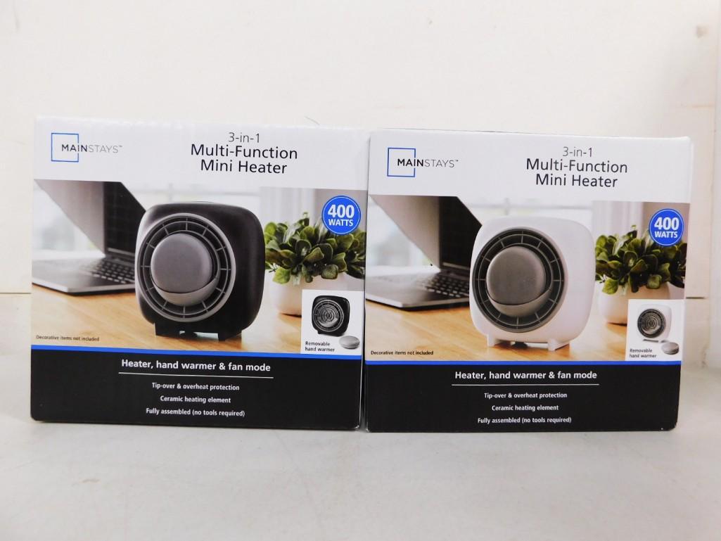 2 New in Box MIni Space Heaters (1 of 4)