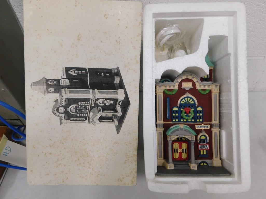 Dept 56 Arts Academy Christmas in the City Series The Heritage Village Collection: Department 56 Arts Academy Christmas in the City Series The Heritage Village Collection Condition: box has some stains