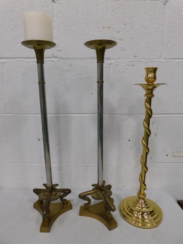 3 Candlestick Holders (1 of 3)
