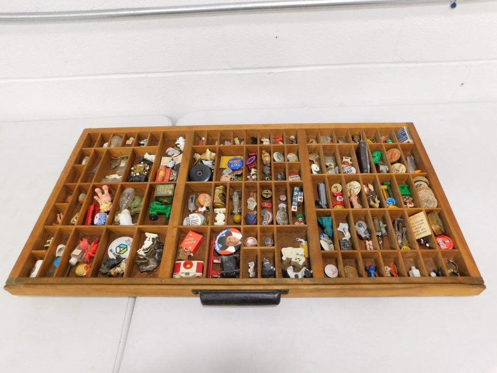 Vintage Smalls in a Printers Block Drawer (1 of 7)