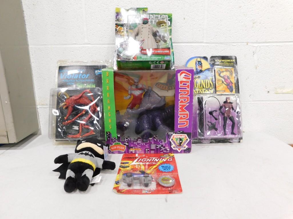 1991 Dreamworks Ultraman Alien Intruder Barragas, Violator Spawn, Legends of Batman (1 of 7)