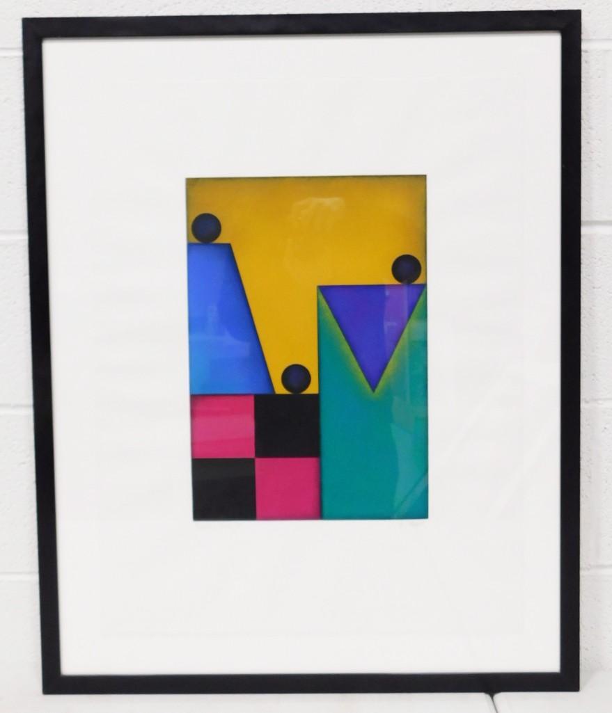 Hubert "Traveling Circus: 47 " Pencil Signed Measures 32" x 25": Hubert "Traveling Circus: 47 " Pencil Signed Measures 32" x 25"