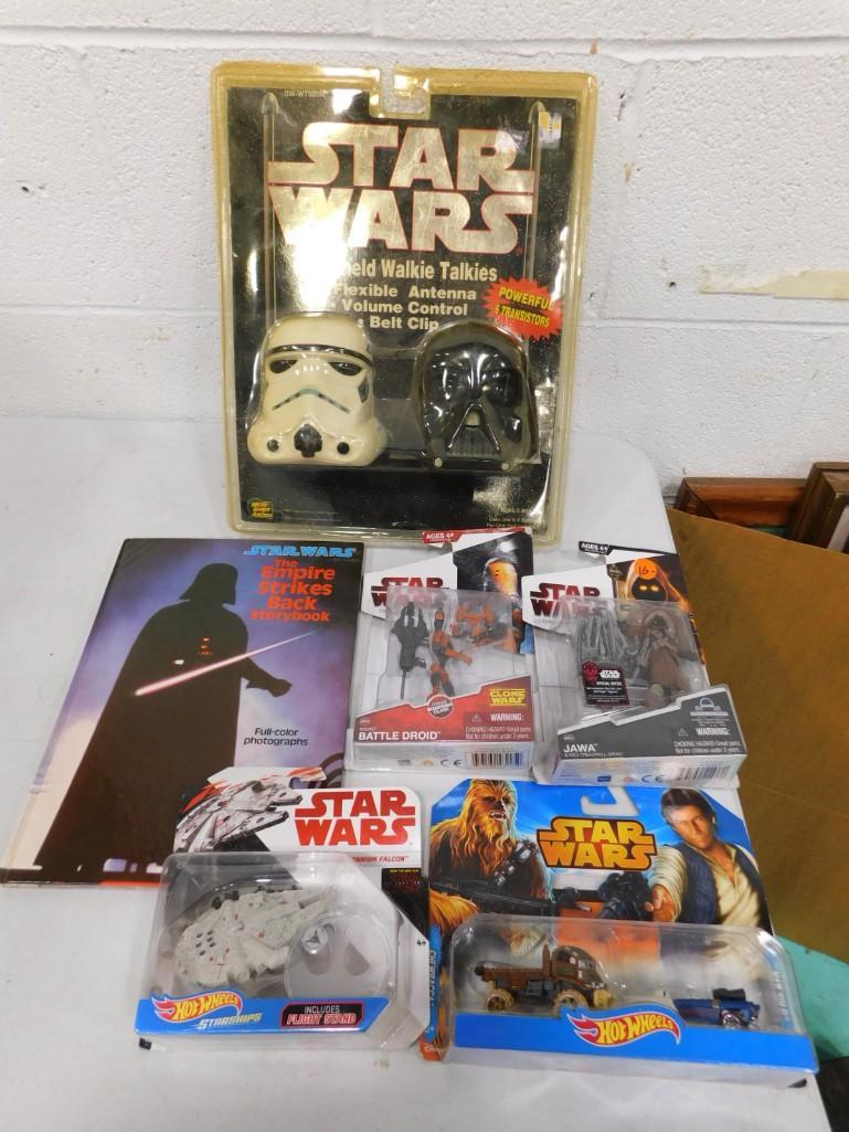 Star Wars Collectibles incl Star Wars Walkie Talkies, Star Wars Hot Wheels, (1 of 5)
