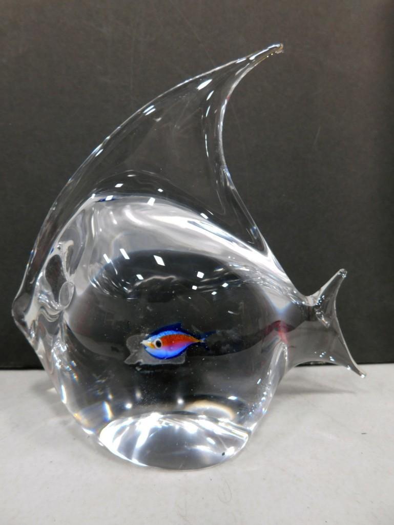 Murano Art Glass Fish Signed by Elio Raffaeli (1 of 4)