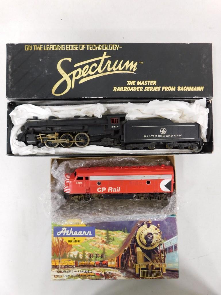2 HO Scale Locomotives incl 1 Diesel and 1 Steam Engine for Model Railroads or Trains (1 of 6)