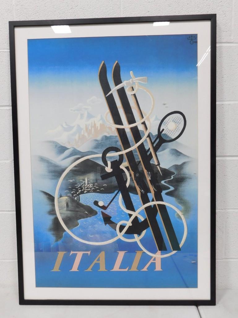 A. M. Cassandre Italia Poster Measures 42"x29" (1 of 4)