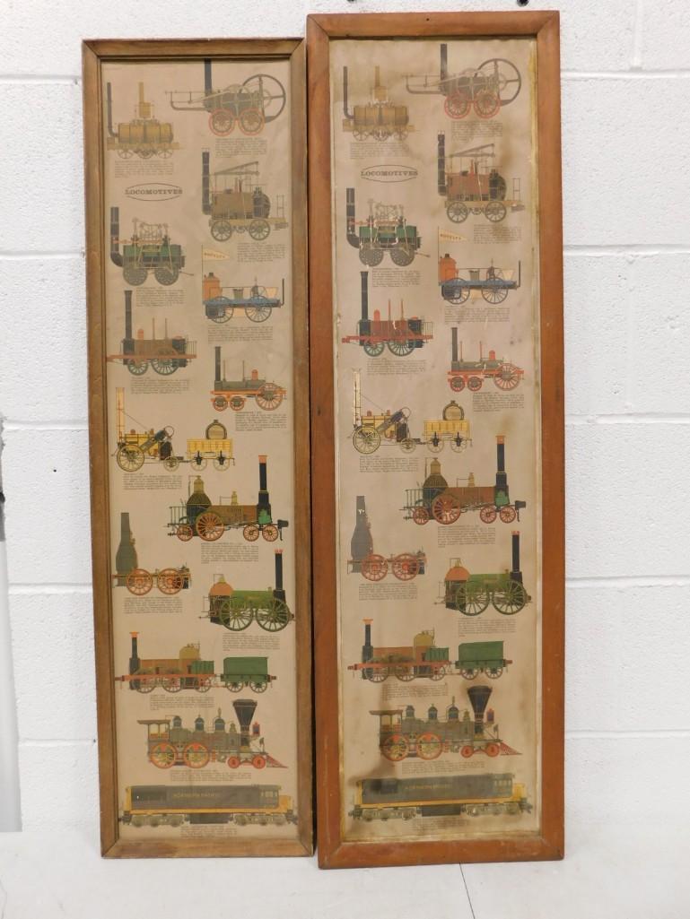 2 Vintage Train Wall Hangings (1 of 5)