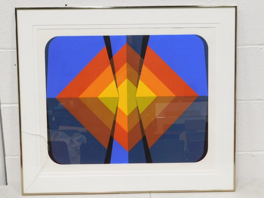 Marko Spalatin "Uxmal II" Color Serigraph Artist's Proof Framed (1 of 8)