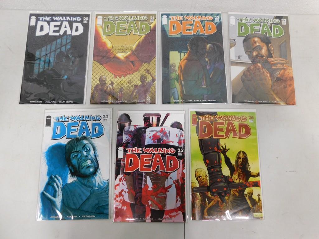 7 Walking Dead Comic Books #20-26 (1 of 11)