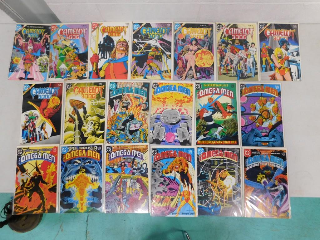 DC Camelot 3000 #1-9, Omegmen 4-11 comic books (1 of 9)
