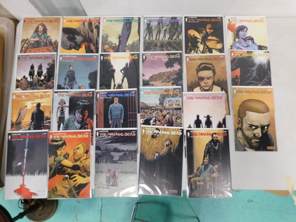 Lot of 23 Walking Dead Comic Books including 127-149 (1 of 5)