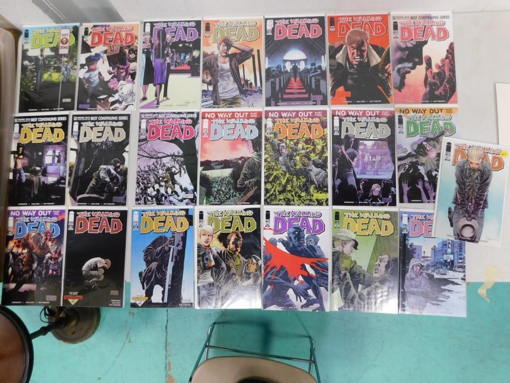 Lot of 22 Walking Dead Comic Books including #70-91 (1 of 6)