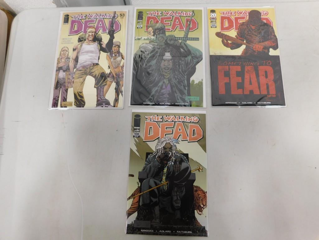 4 Walking Dead Comic Books #53, 92, 100, 108 (1 of 3)
