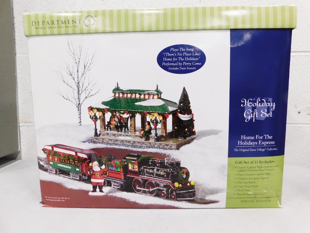 Dept 56 Home for the Holidays Express Train and Station Holiday Gift Set Special Edition (1 of 5)