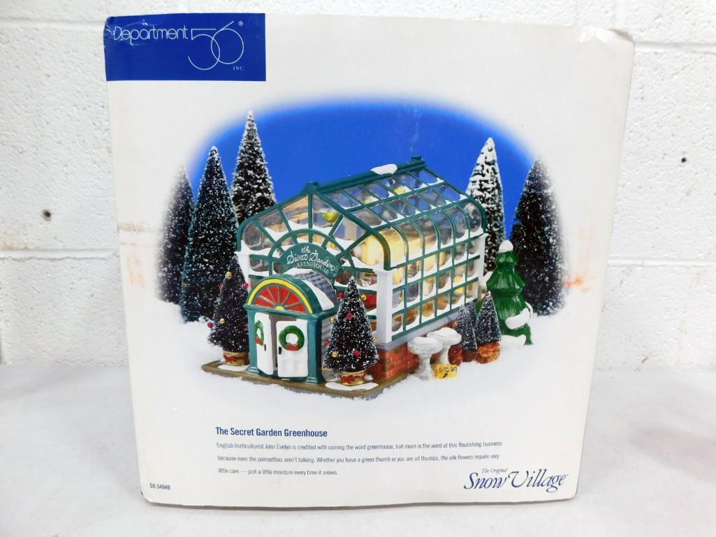 Dept 56 The Secret Garden Greenhouse The Original Snow Village in Box (1 of 3)