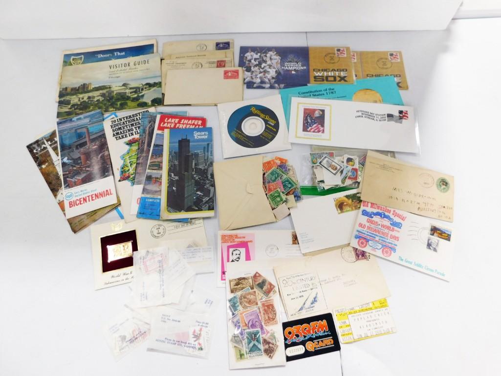 Ephemera incl Canceled Stamps, etc: Ephemera incl Canceled Stamps, etc