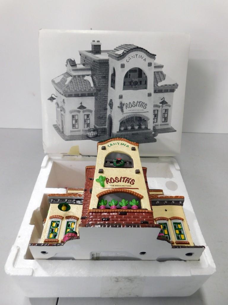 Dept 56 Rosita's Cantina The Original Snow Village in Original Box: Department 56 Rosita's Cantina The Original Snow Village in Original Box
