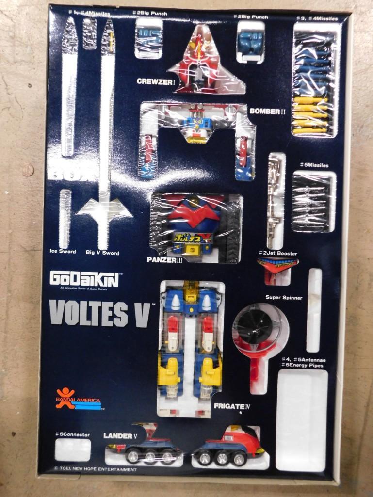 Vtg 1984 Godaikin Bandai VOLTES V Transforming Super Robot with Original Box, Cover Insert, and Inst (1 of 19)