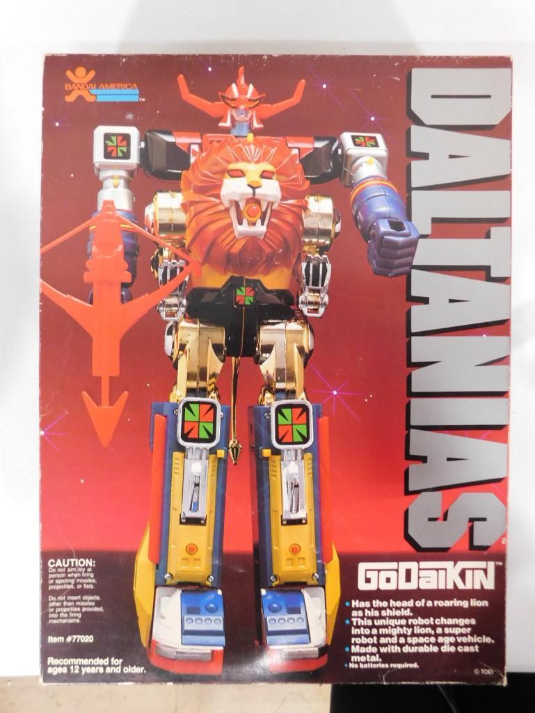 Vtg 1982 Godaikin Bandai Daltanias Super Transforming Robot With