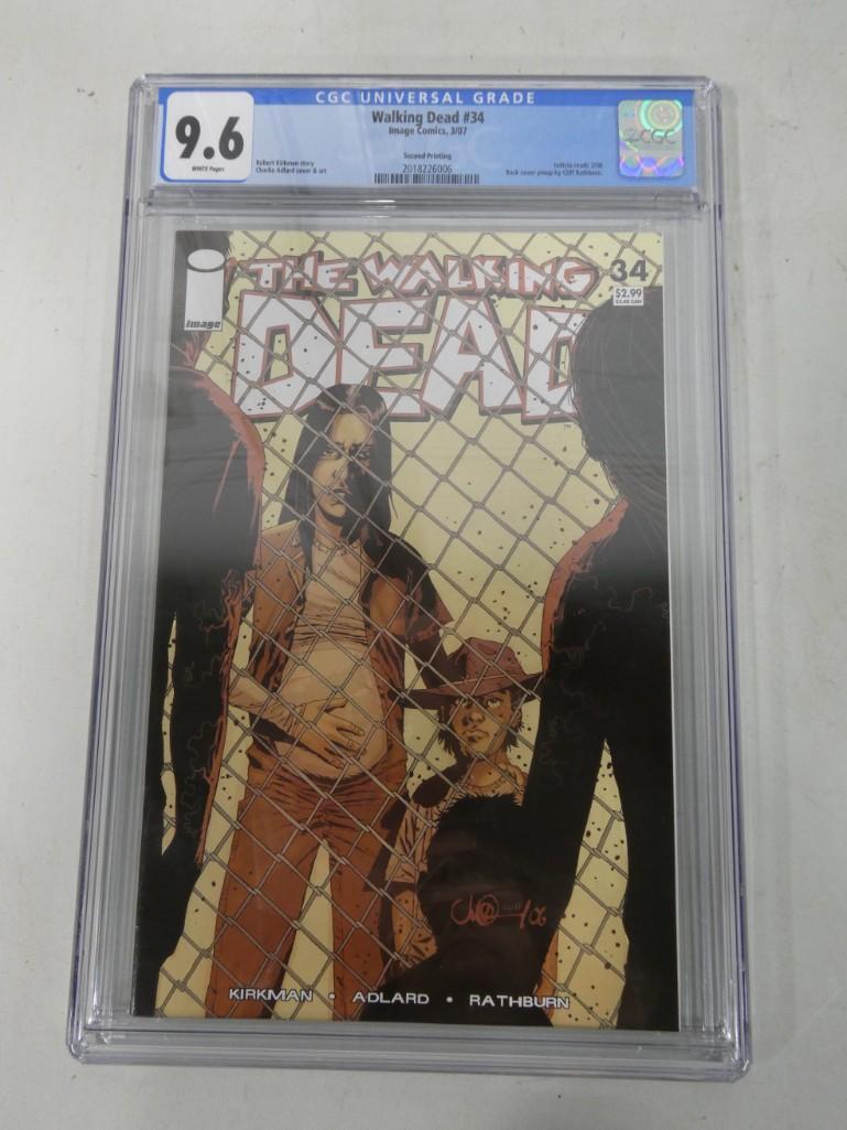 Walking Dead Comic Book #34 CGC Graded 9.6 (1 of 4)